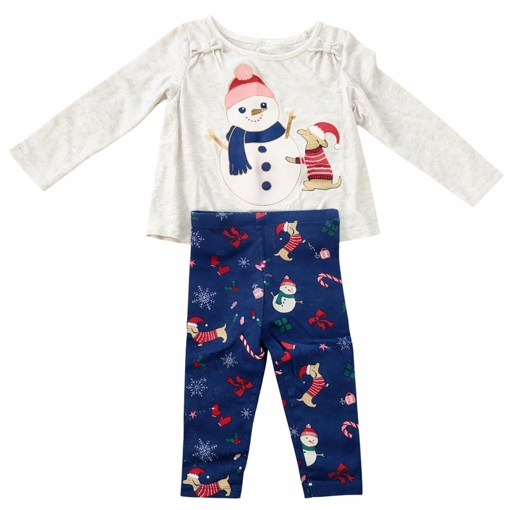 The Children’s Place Toddler Snowman Winter Outfit Set 18–24 Months